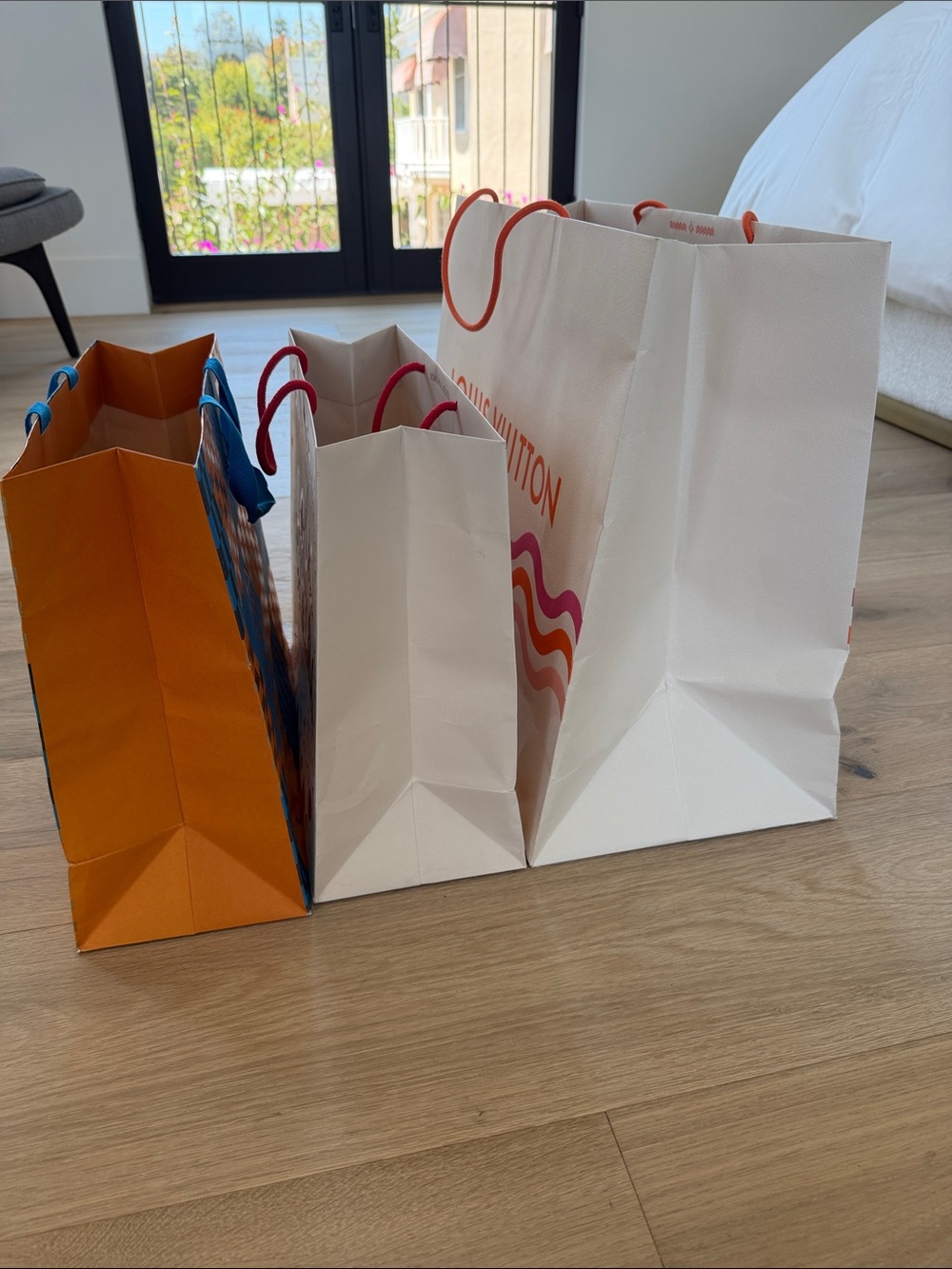 Louis Vuitton Multicolor Shopping Bags - Blue, Orange, White - Picture 5 of 5